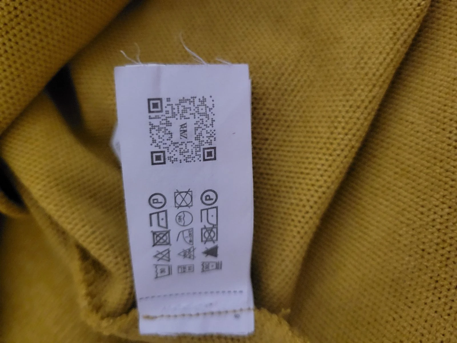 Blusa de malha fina para amarrar amarelo mostarda zara t L – photo 7
